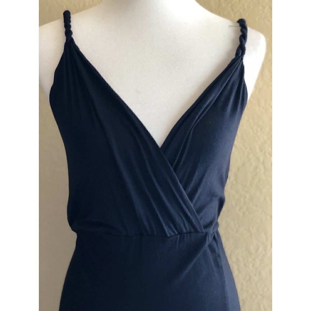 Loveriche Womens Black Rope Sleeve Strap Maxi Dress Size M - Picture 3 of 11